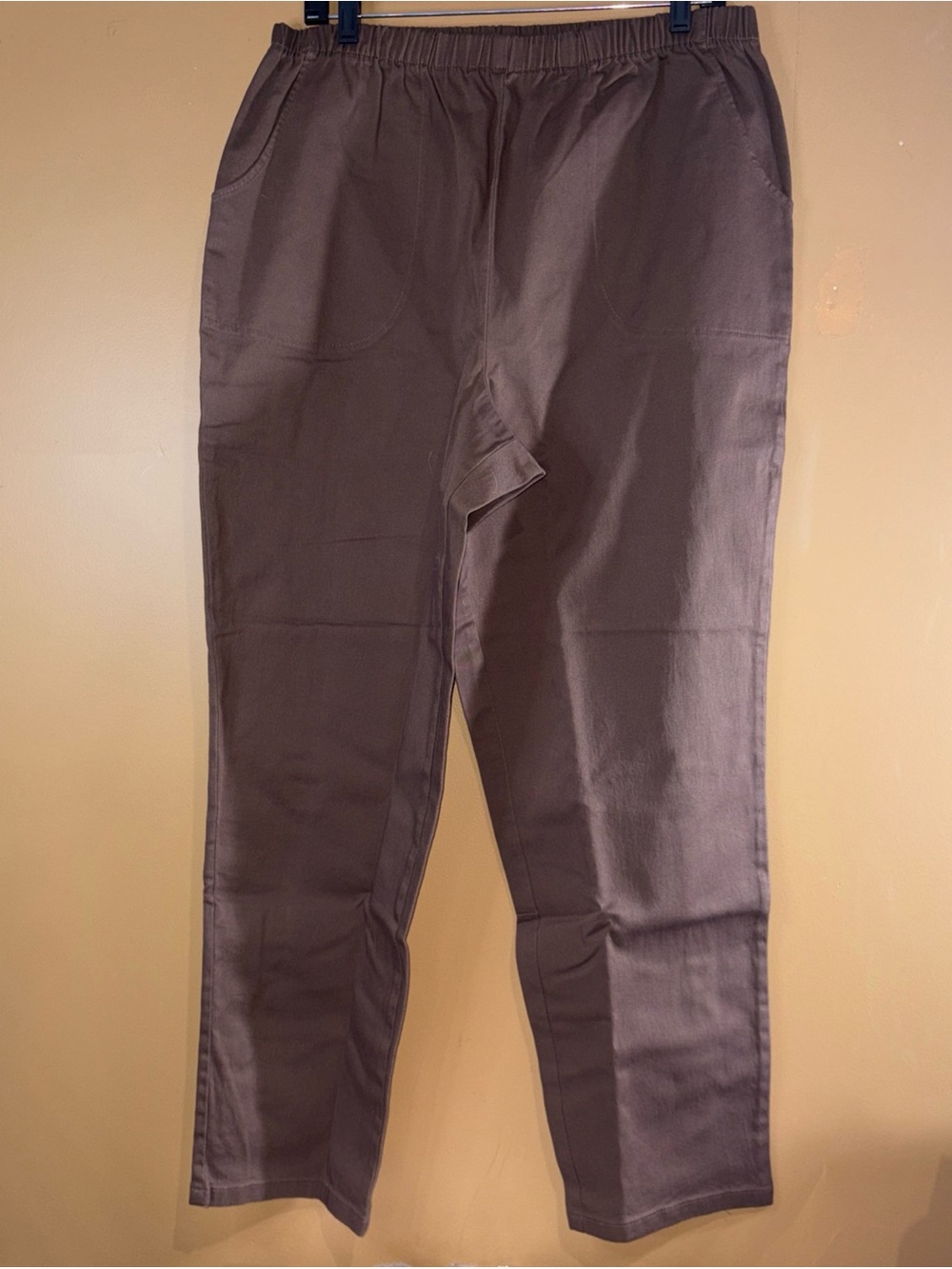 HC809 DENIM& COMPANY WOMENS brown JEANS SIZE 1X NEW A375346